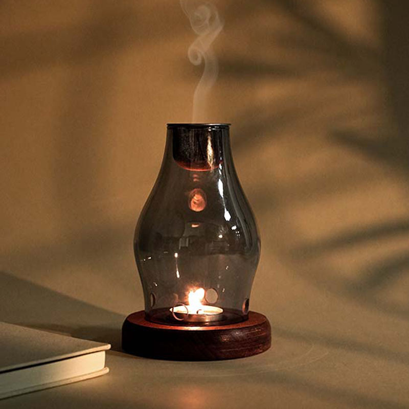 Japanese Candle Wax - Portavelas de cristal de estilo japonés,