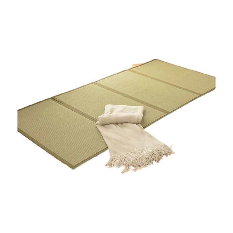 Tatami Mat Rush - Colchoneta de paja plegable para yoga