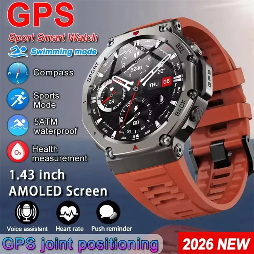 Japanese Lifestyle Called - Reloj Inteligente para Hombre con GPS,