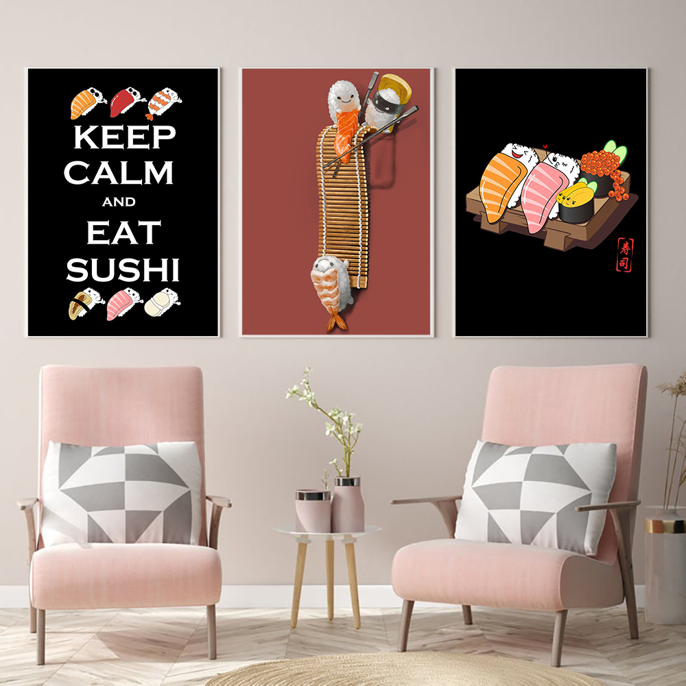 Japanese Lifestyle And Food - Estilo japonés Ramen Sushi dibujos animados