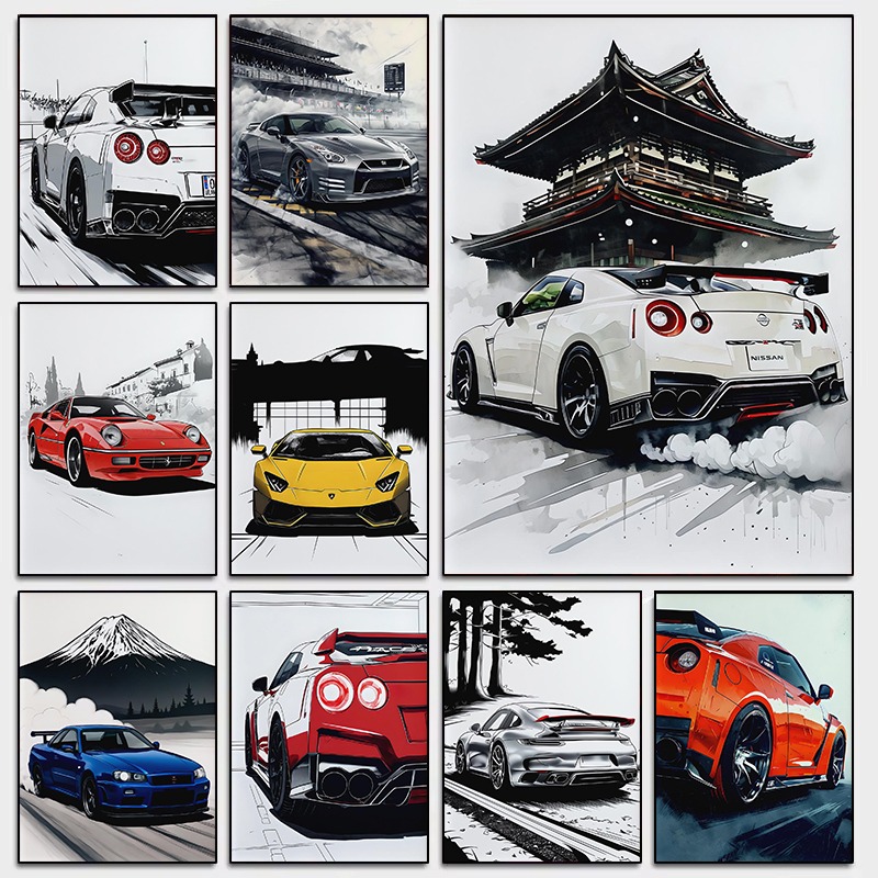 Póster Artístico de pared de s - Japanese Car Lifestyle reseña y precio