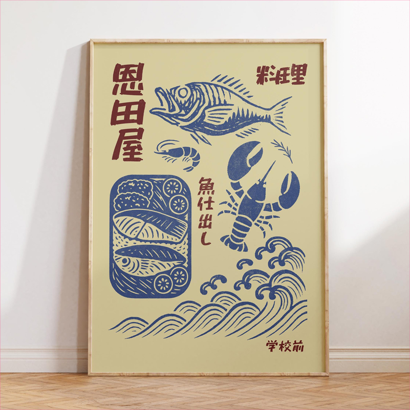 Póster de Arte Culinario Japon - Japanese Lifestyle And Food reseña y precio