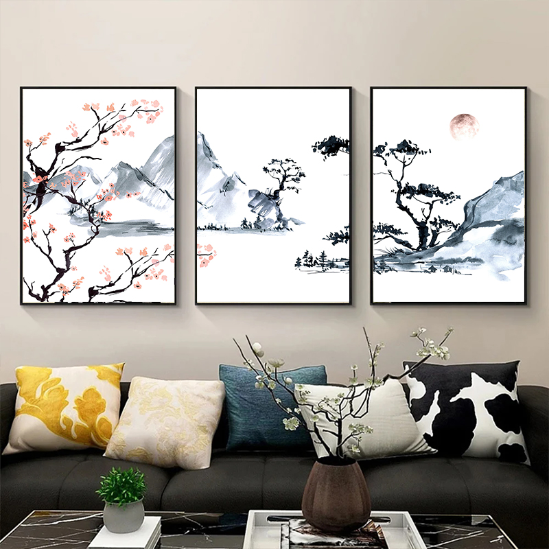 Póster de pintura al óleo sobr - Japanese Lifestyle Home reseña y precio